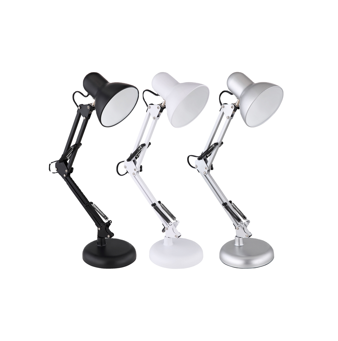 COLECCION ARQUITECTO EN BLANCO, PLATA Y NEGRO E27